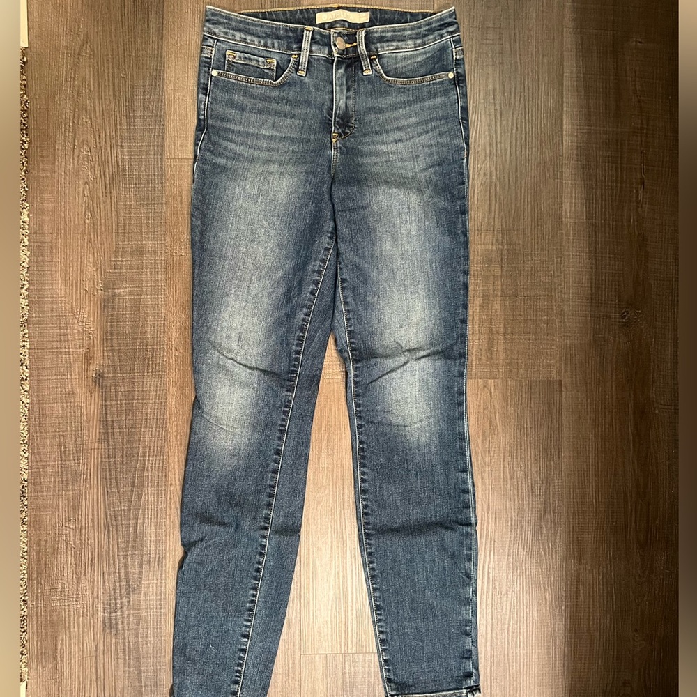 Athleta Sculptek Jeans Women's High Rise Skinny Leg Azure Wash Stretch Denim